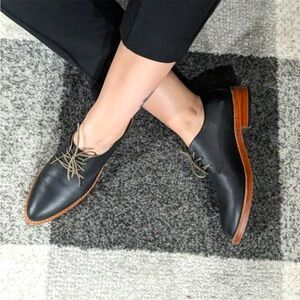 Nisolo James Oxford Genuine Leather Loafer Flats Shoes 7